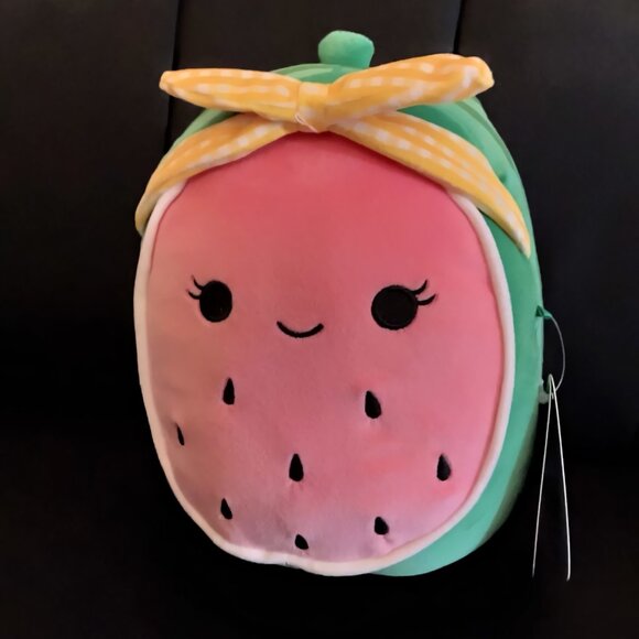 Squishmallows Other - Wanda the watermelon (squishmallow) With a yellow bandana